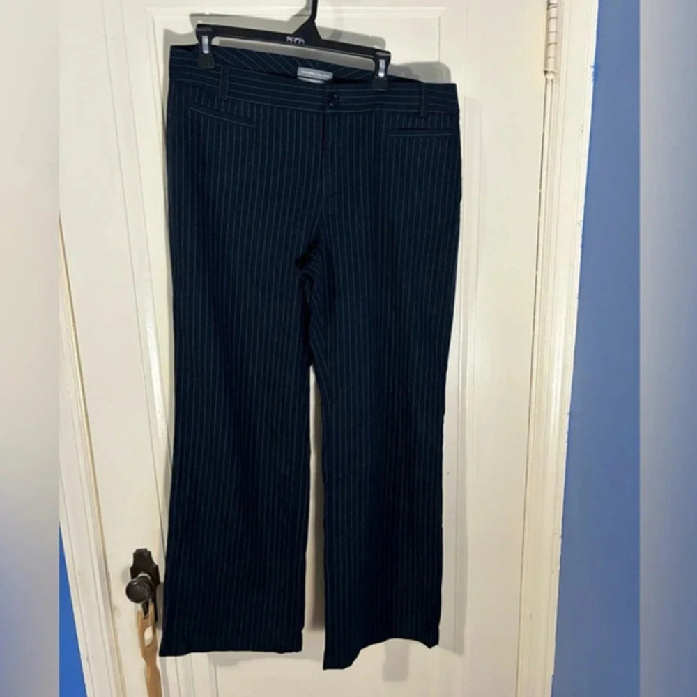 Dockers Collection Favorite Fit Womens Pant Size 16 Med Pinstripe